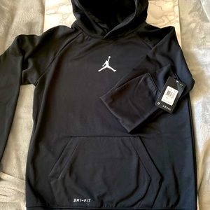 NWT Nike Boys Large Therma Jordan Hoodie Sweatshirt